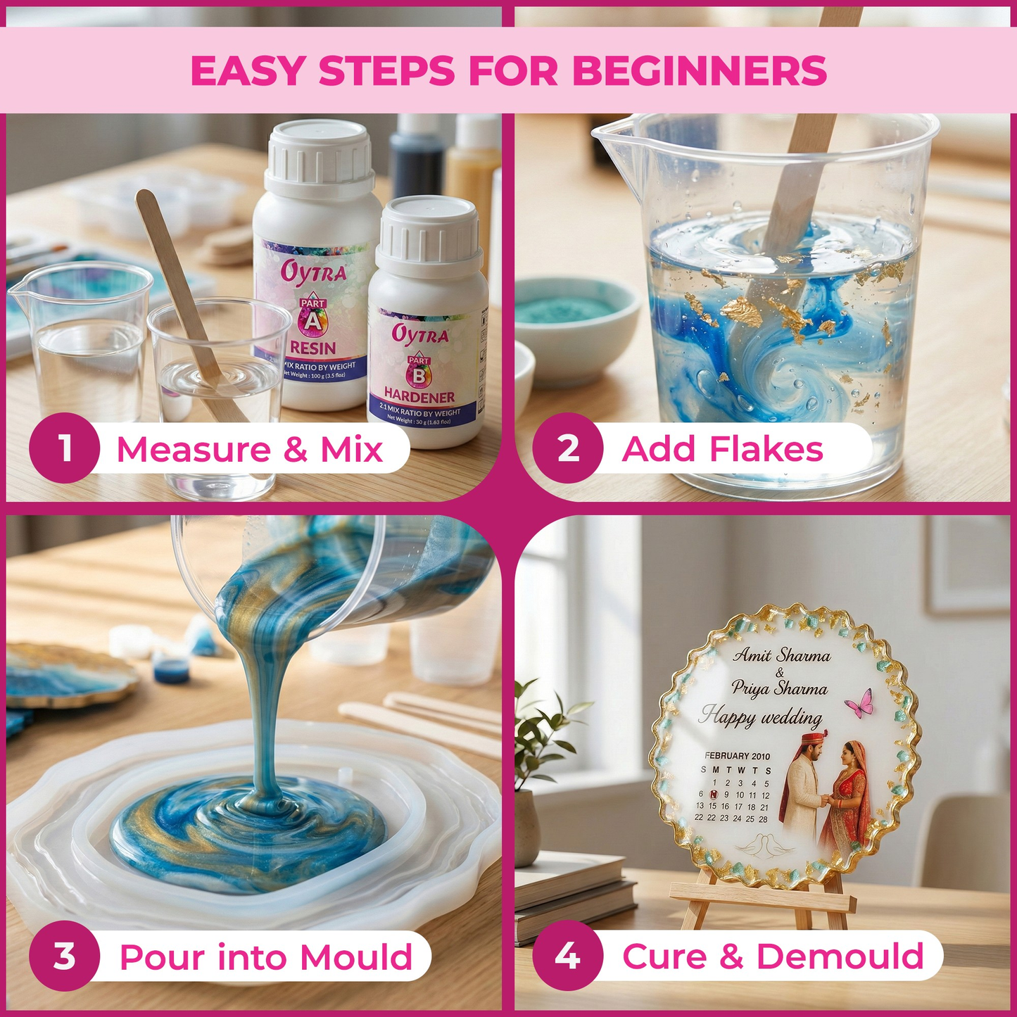 Photo Frame Making Resin Art Kit