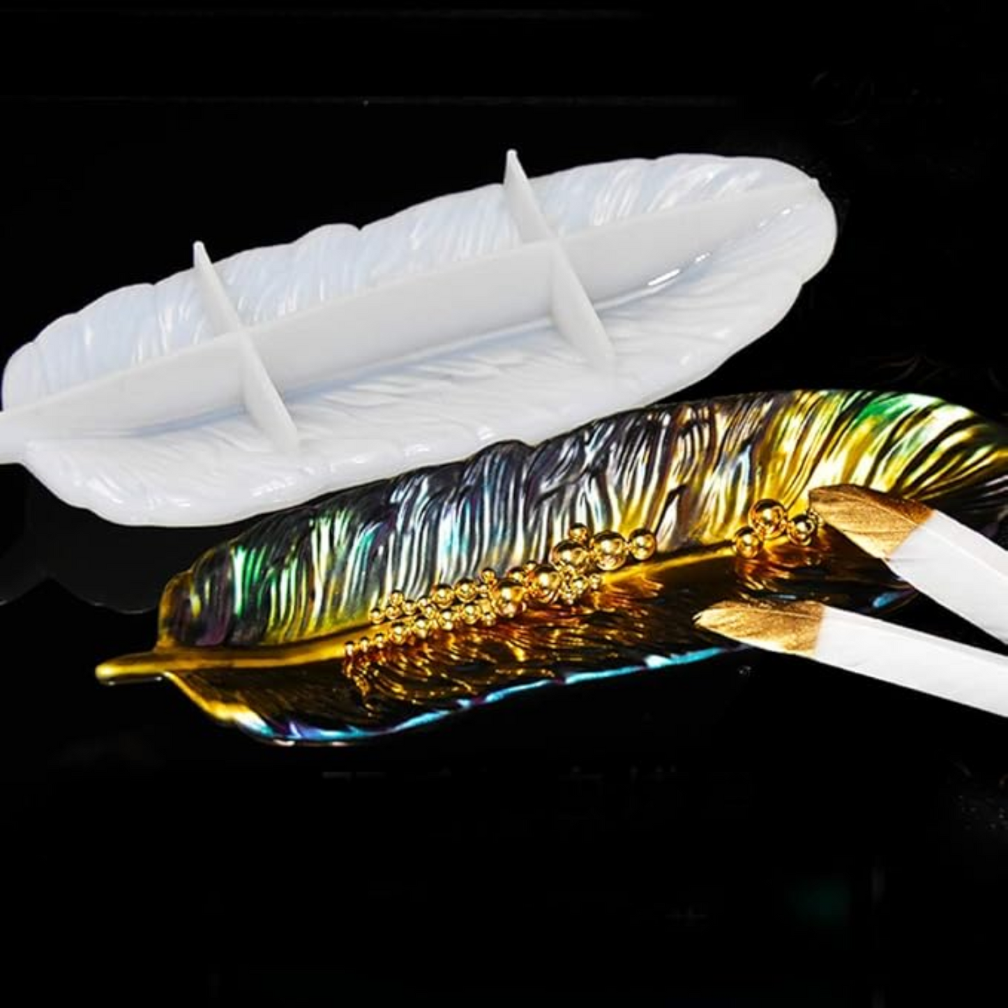 Feather Dish Silicone Mould
