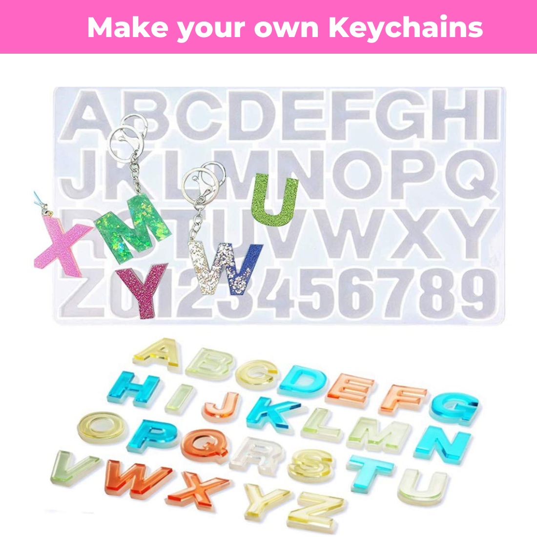 Resin Kit Combo - Keychain Making Set DIY (RESINKIT-02-A)