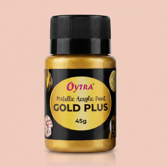 45 Grams Metallic Acrylic Paint (Gold)