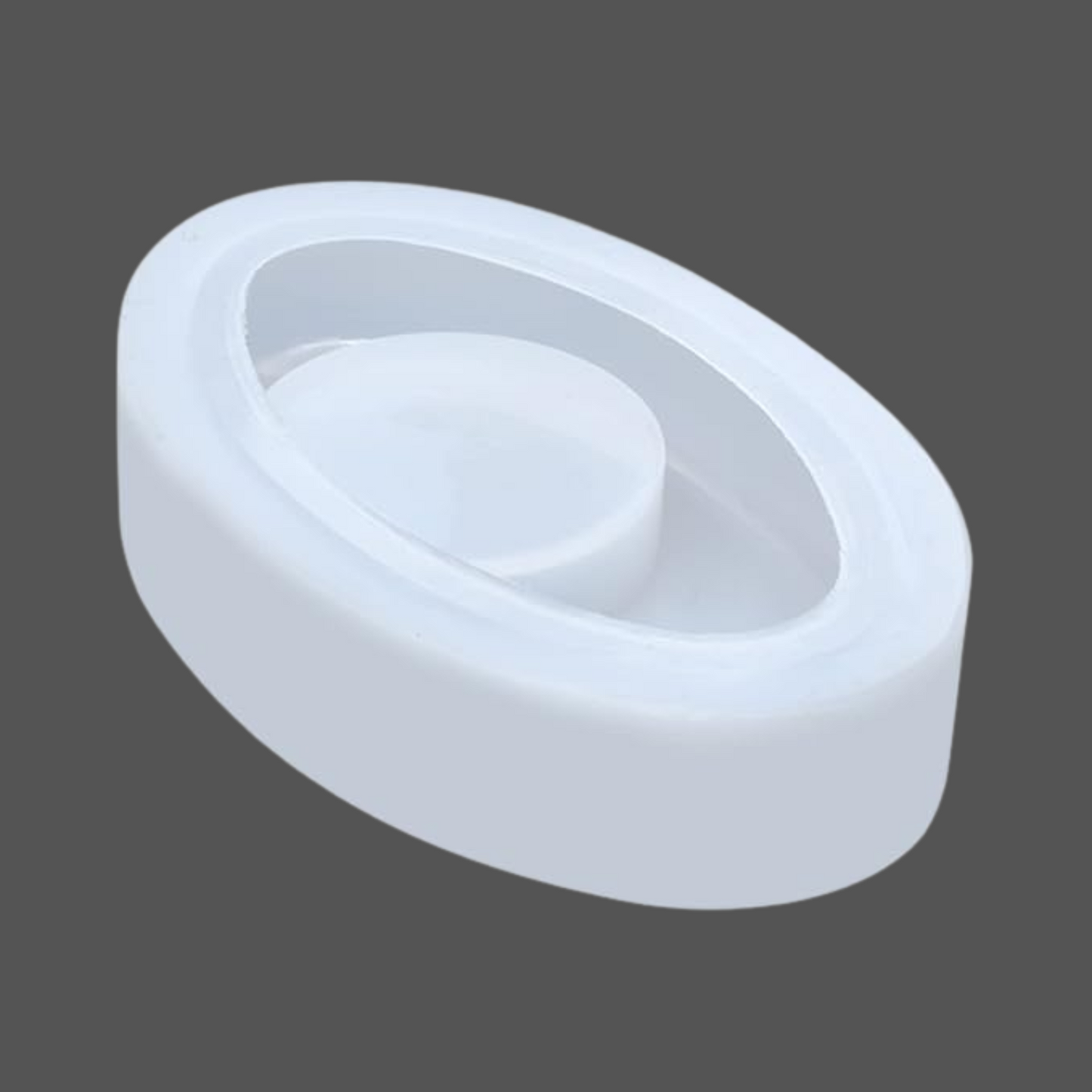 Oval Shape T-Light Candle Silicone Mould