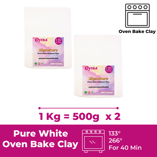 1 Kg White Polymer Clay