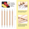 5 Pcs Wooden Dotting Tool Kit