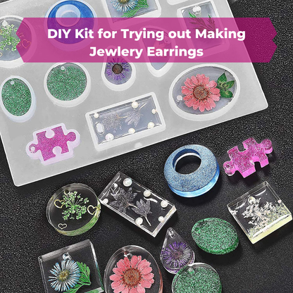 UV Resin Art Jewelry Earring Making Kit - image 3