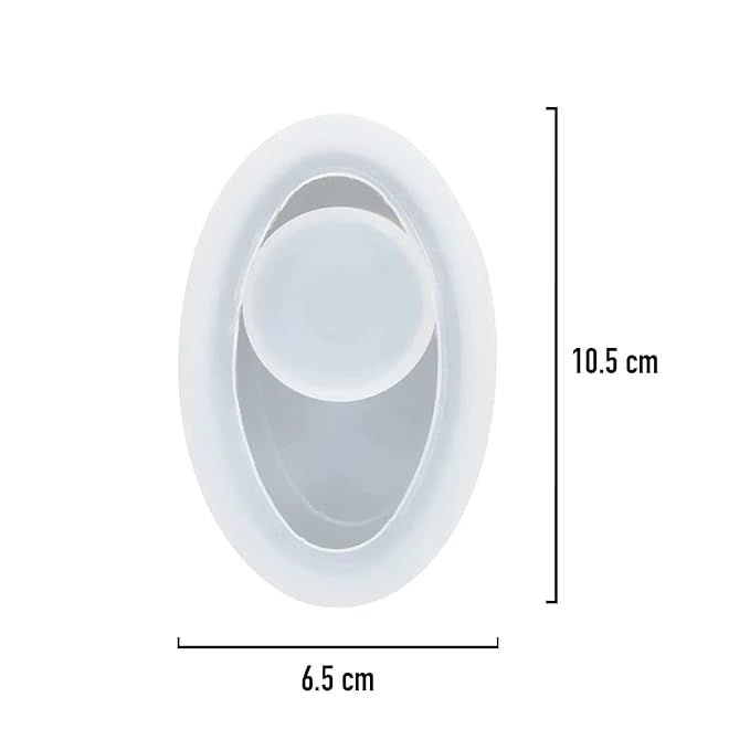 Oval Shape T-Light Candle Silicone Mould
