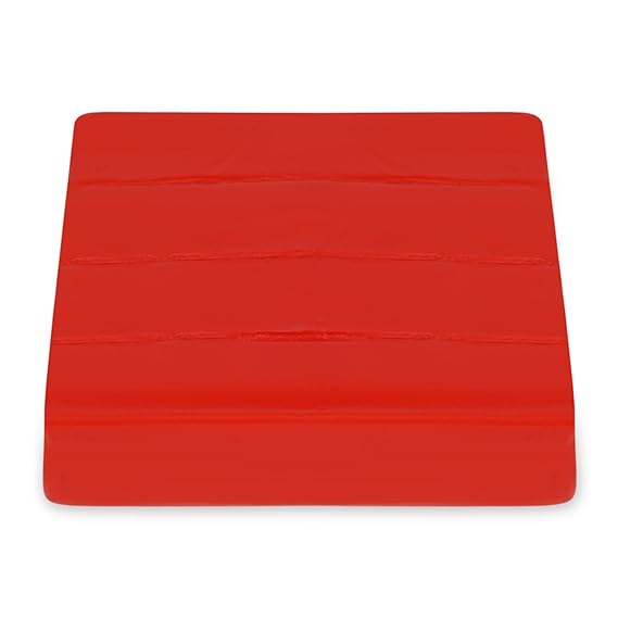 57 Grams (04 Red) Polymer Clay Oven Bake for Jewlery Making Elastico Series