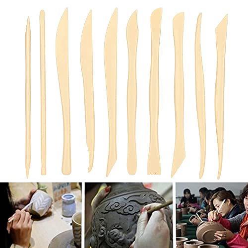 10 Pc Modelling Tool Set Plastic