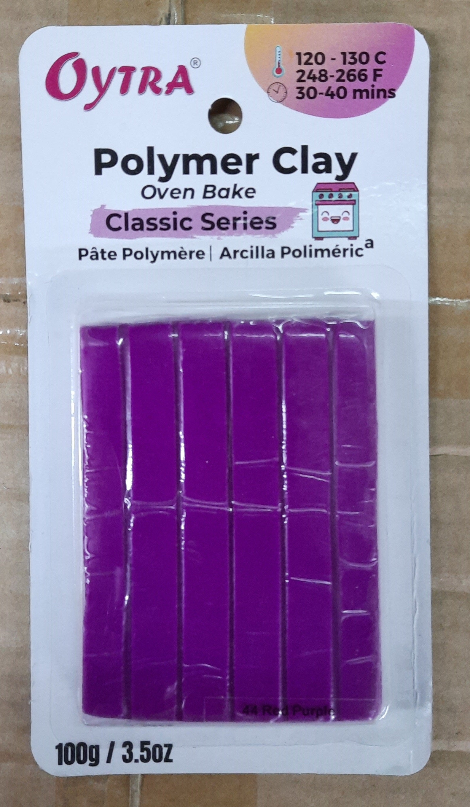 Polymer Clay Oven Bake Classic Series Red Purple 44