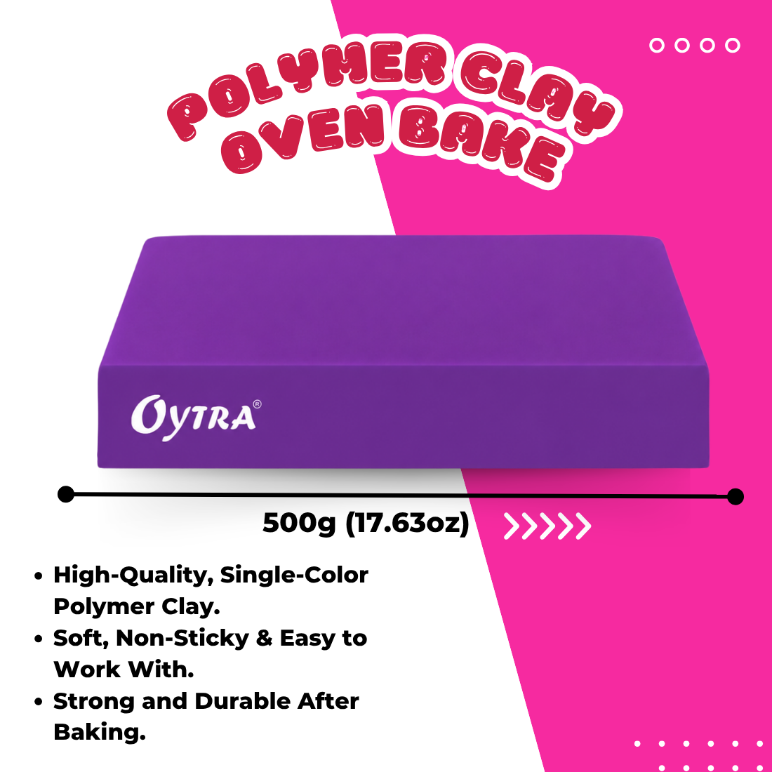 500g Polymer Clay SIGNATURE Series (20 Violet)