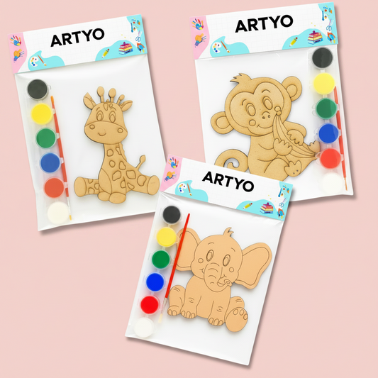 DIY MDF Painting Kit for Kids