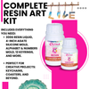 Resin Art Kit - Coaster, Alphabet,Number and Keychain Making (RESINKIT-09)