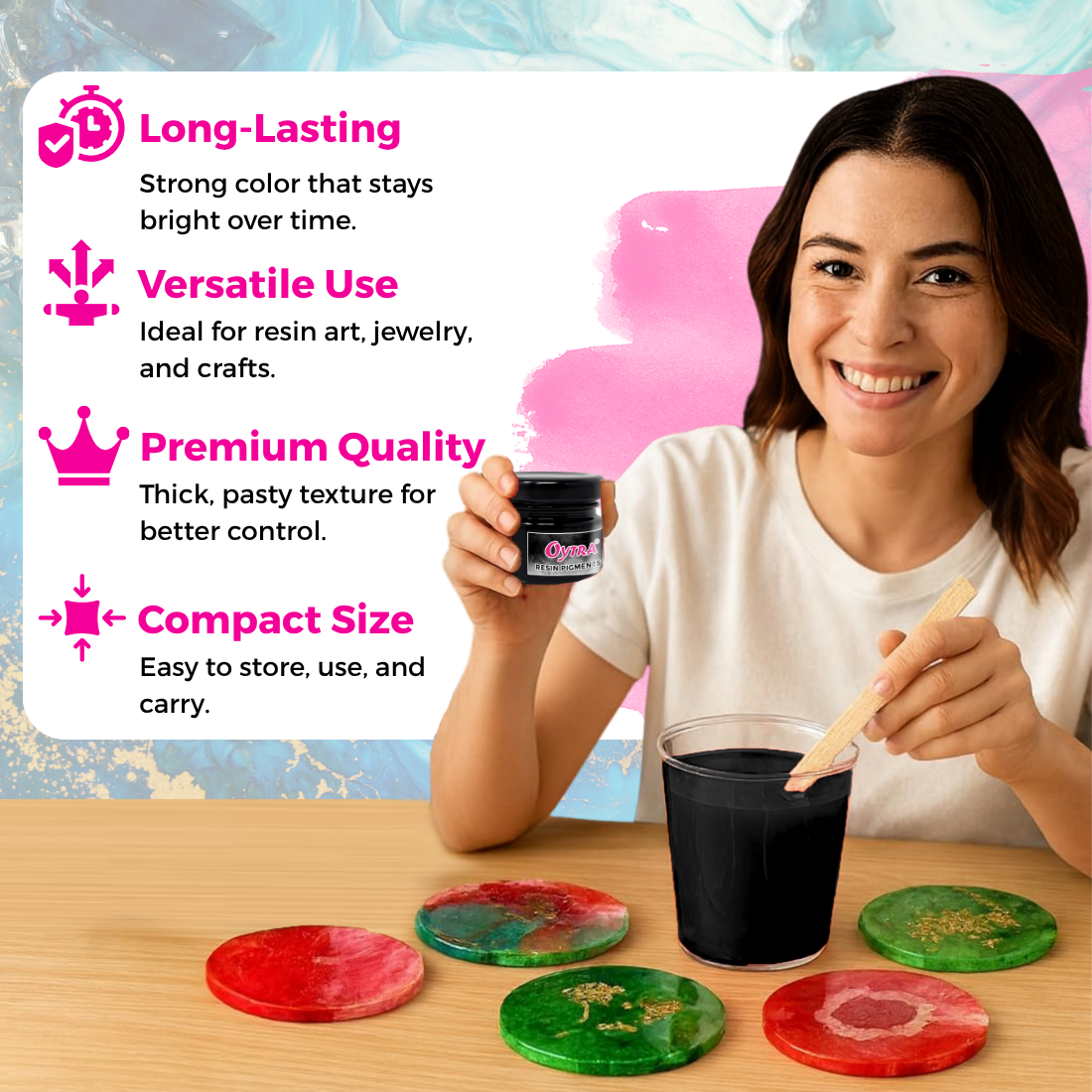 Resin Art Pigment Set of 2 - 20g Each