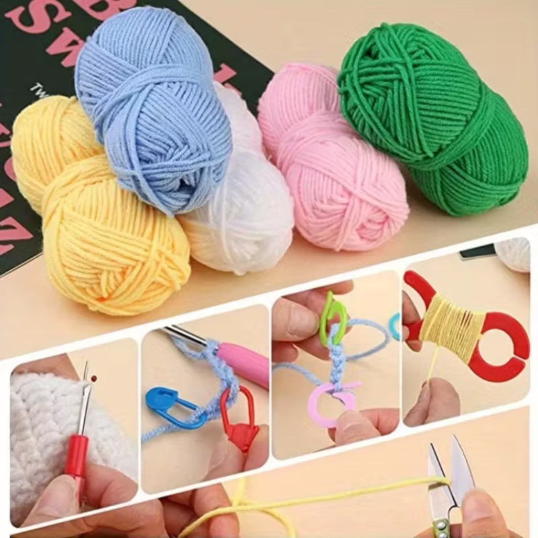 Complete Crochet Hook Set For Beginners