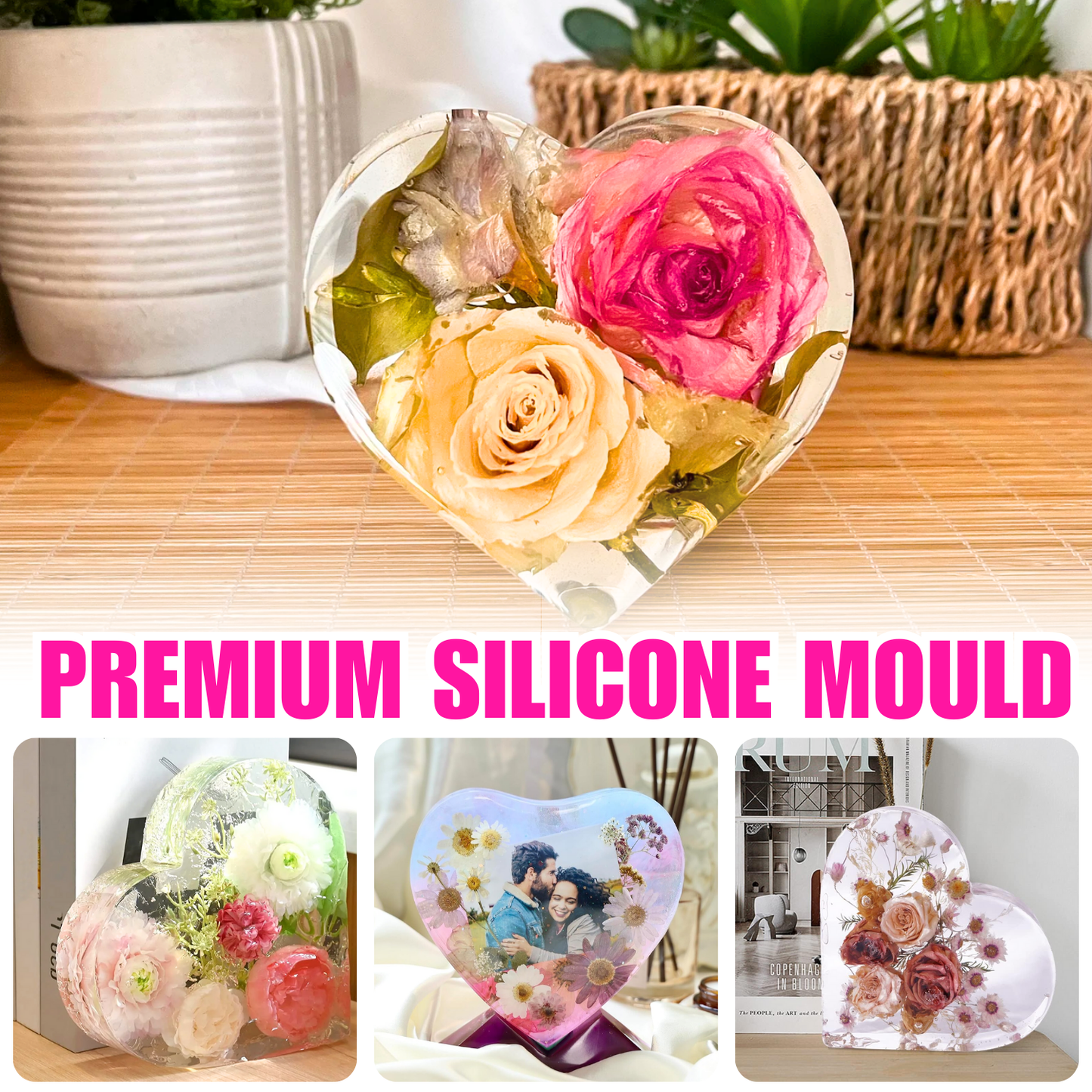 Wedding Heart Resin Mould