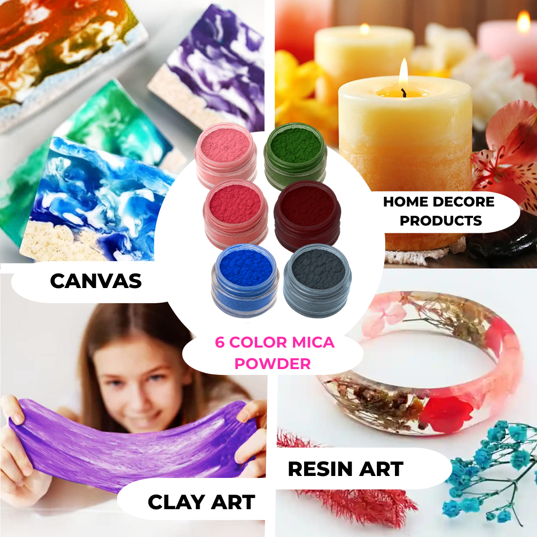 Resin Liquid Art Keychain & Earrings Making Kit