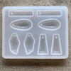 8 Cavity Earring Silicone Resin Mould