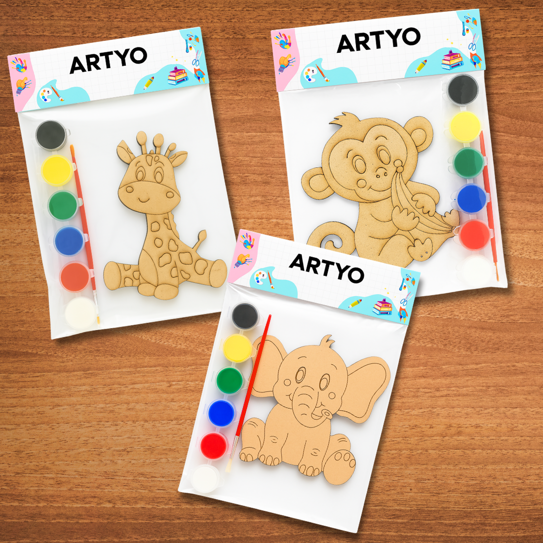 DIY MDF Painting Kit for Kids