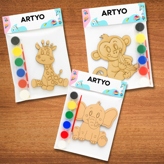 DIY MDF Painting Kit for Kids