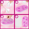3D Silicone Resin Mould Oval Tray