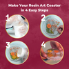 Resin Art Coaster Kit