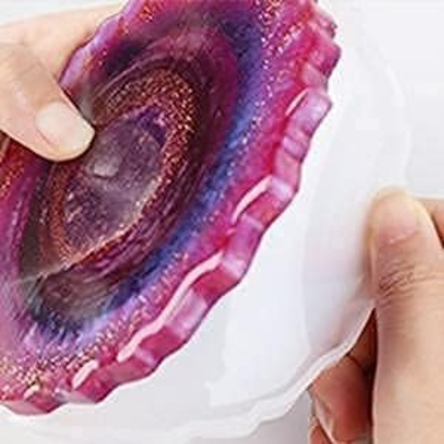 Resin Agate Coaster Silicone Mould 5 Inch