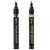 Chrome Marker Set 2 Pcs/Set, Silver & Golden Pens, Tip 2-3mm