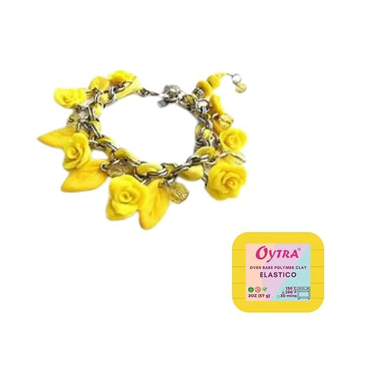 57g Yellow Polymer Clay for Jewelry Making