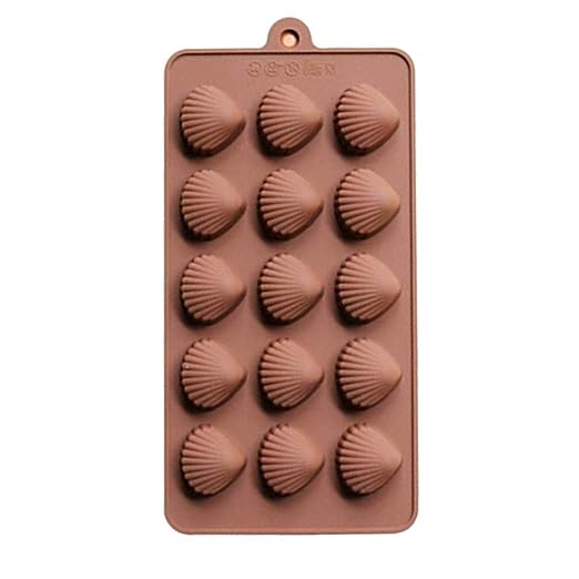 Oytra 1 Pieces Silicone Shells Chocolate Molds for Birthday Summer Theme Party Anniversary Wedding, Shell Shaped Mold for Baking/Candy/Cookies