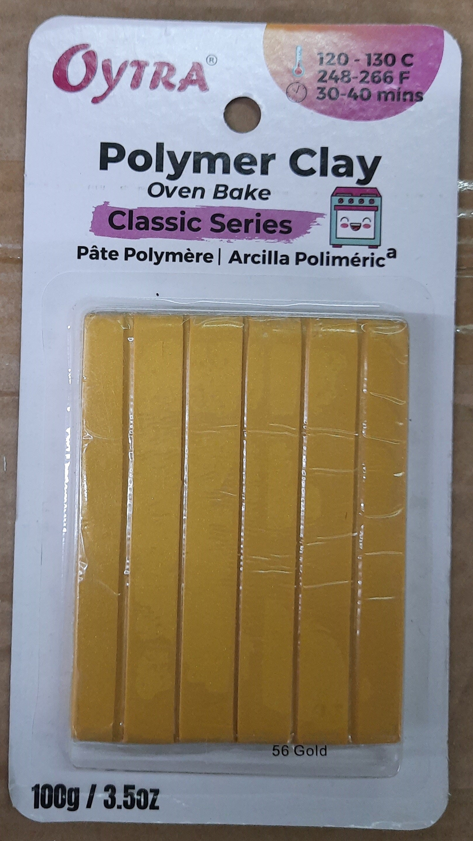 Golden Polymer Clay Oven Bake Classic Series Gold 56 - Oytra