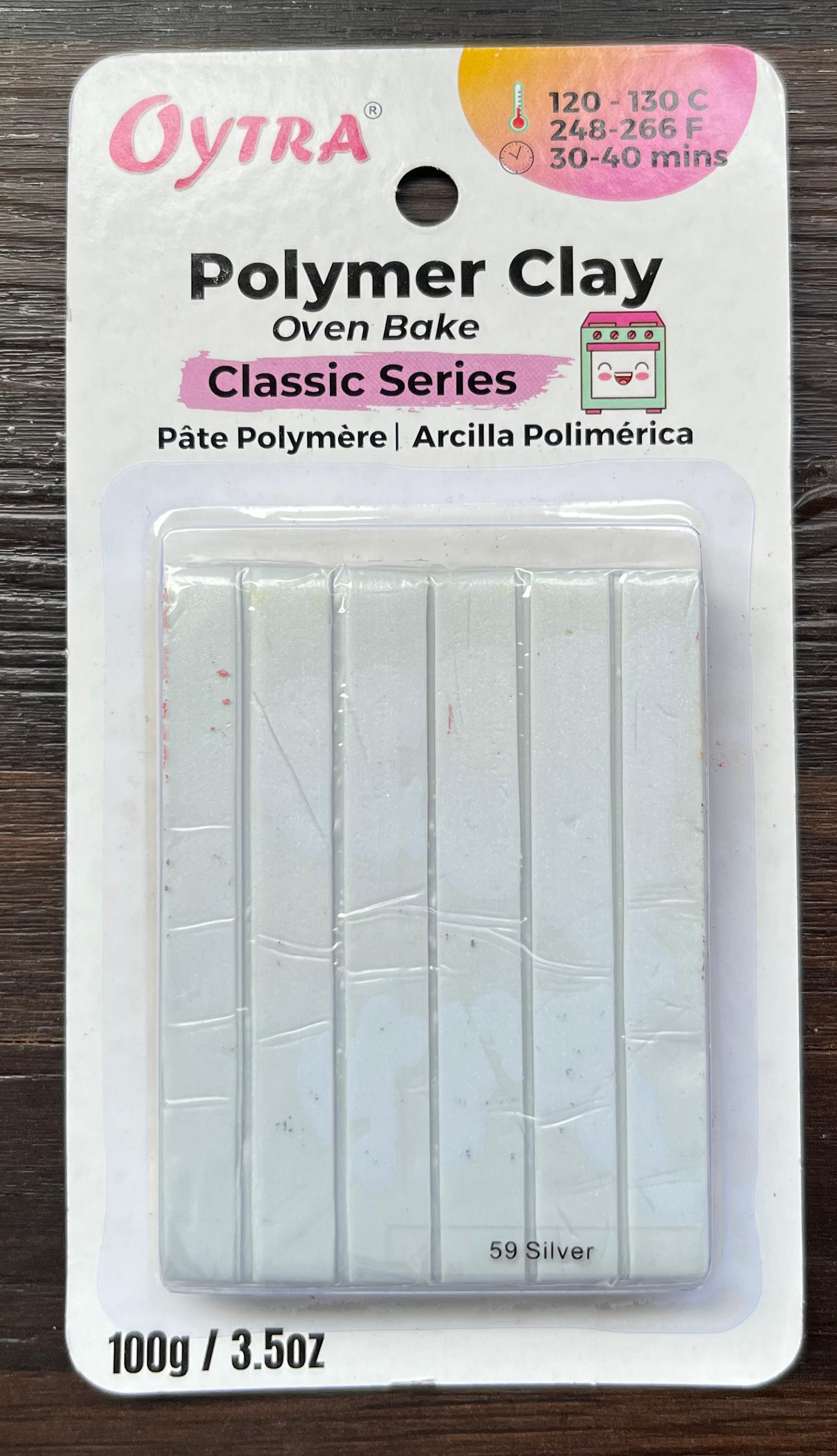 Polymer Clay Oven Bake Classic Series Silver 59 - Oytra