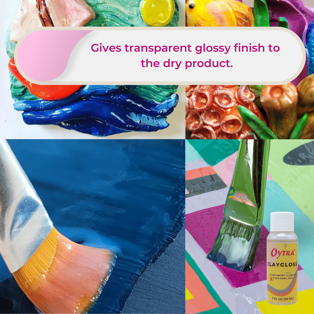 Polymer Clay Afterbake Gloss Glaze Transparent 30 ml