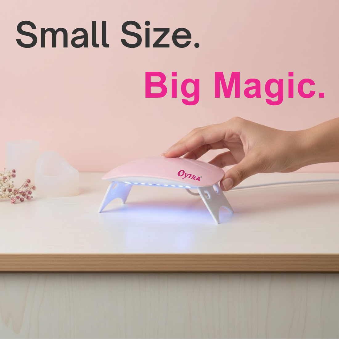 Mini USB UV Lamp for Resin / Nail Art (6W  45-60S)