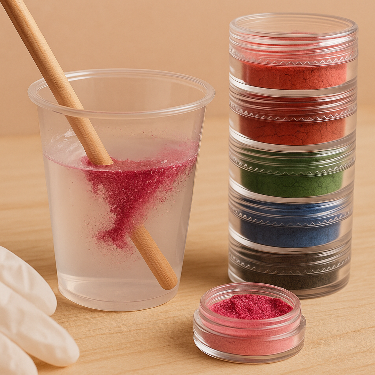 6 Color Mica Powder Set for Resin Art