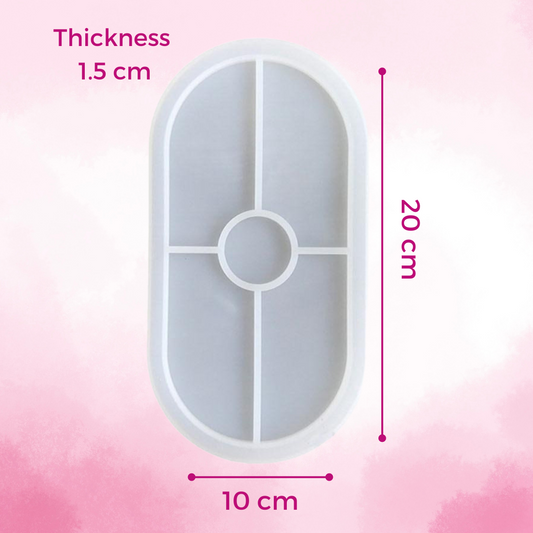 Oval Tray Resin Art Mould
