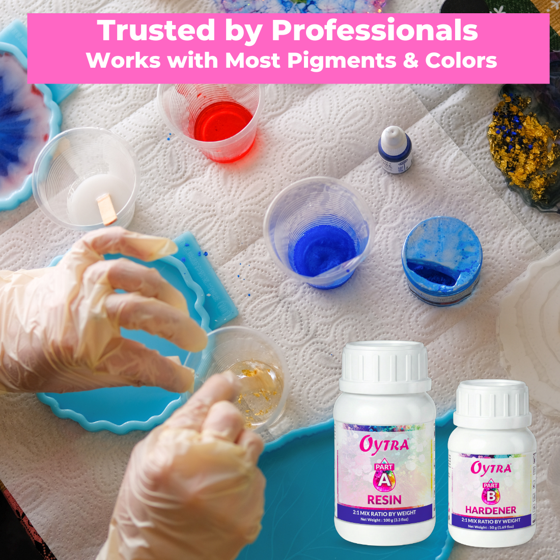 150 Grams Epoxy Art Resin Hardener 2:1