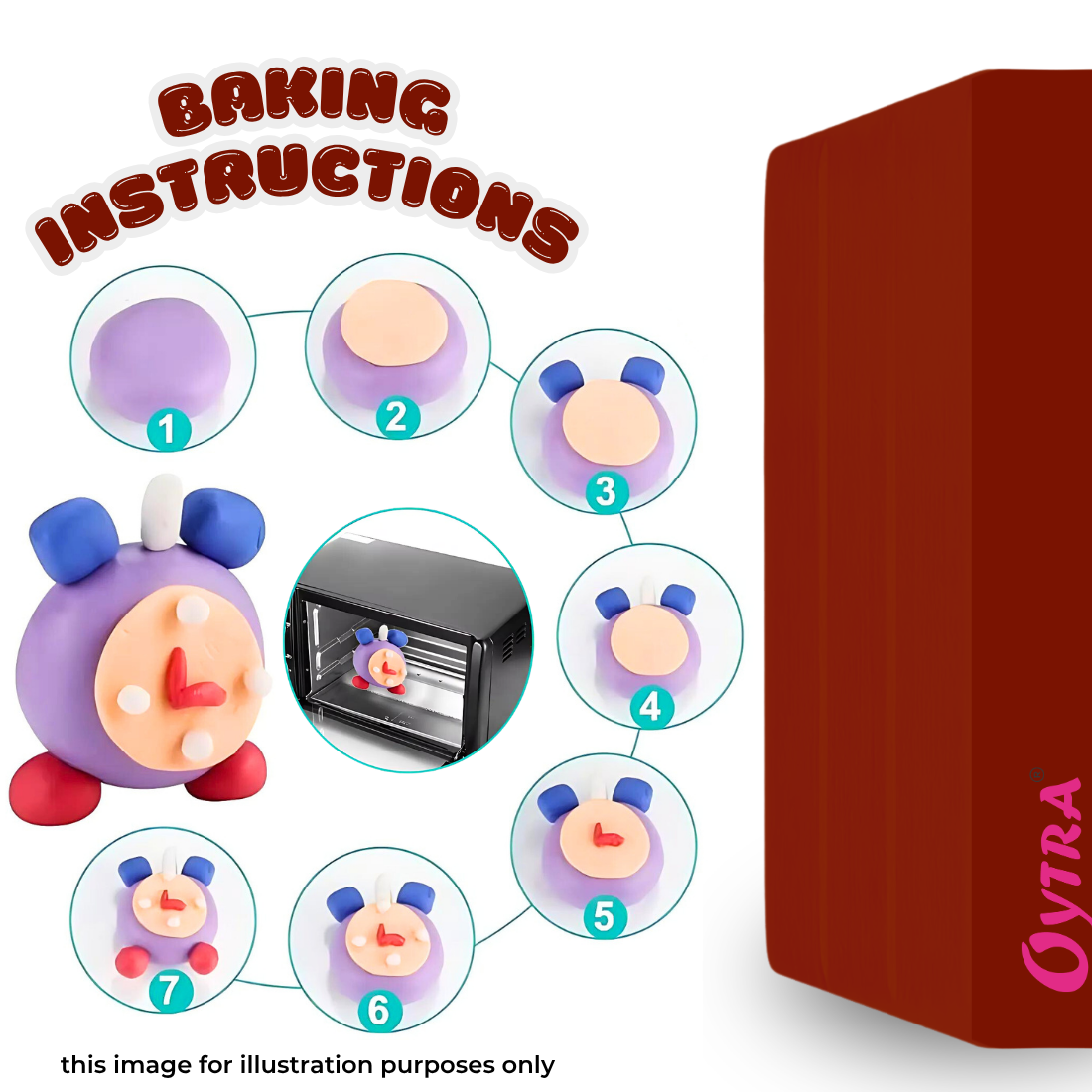 500g Polymer Clay SIGNATURE Series (01 Maroon Red)
