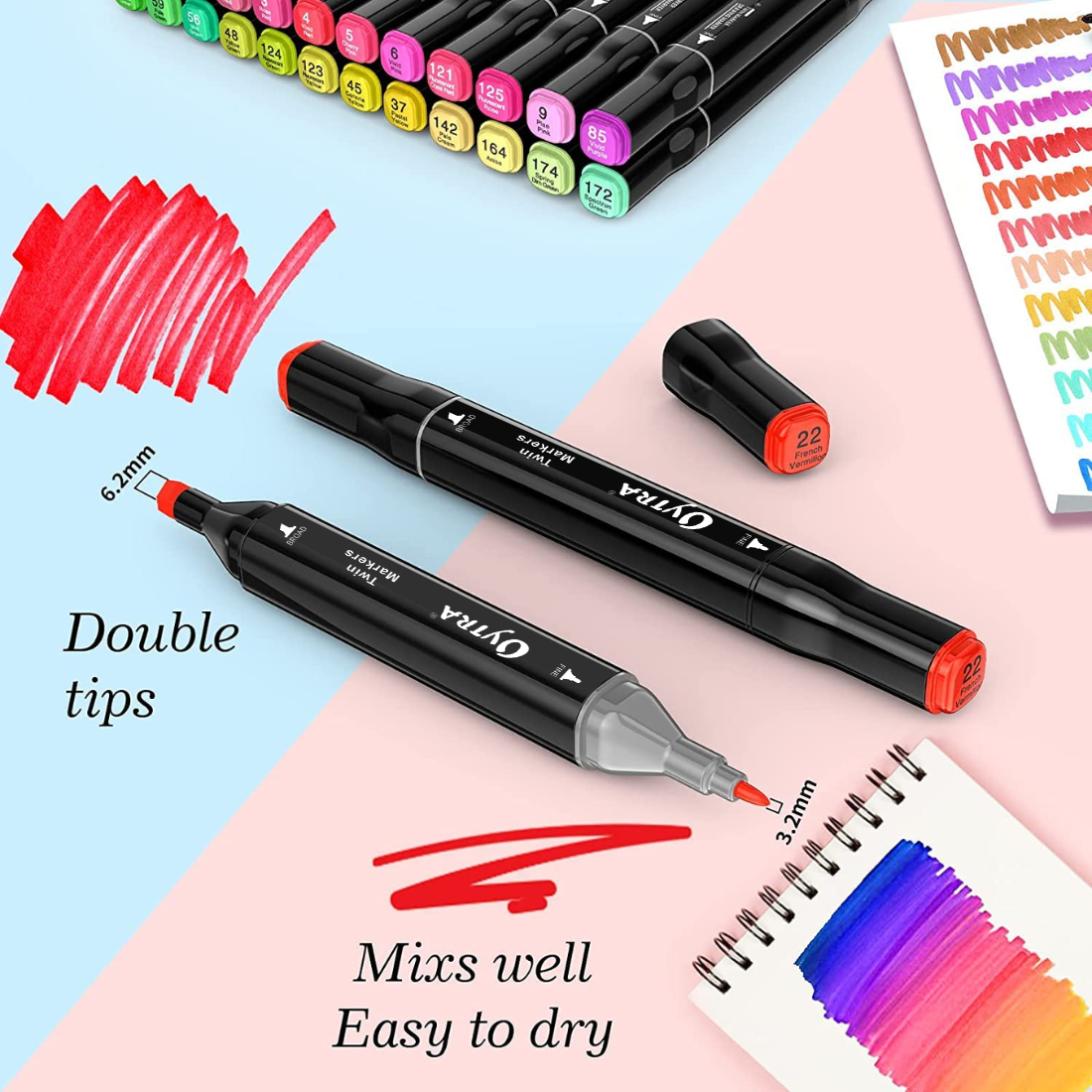 Marker 24 30 36 48 Alcoholic Markers Dual Tip Paint Marker Pens With  Customized Brand - Buy Marker,Alcoholic Marker,Dual Tip Paint Marker Pens  Product