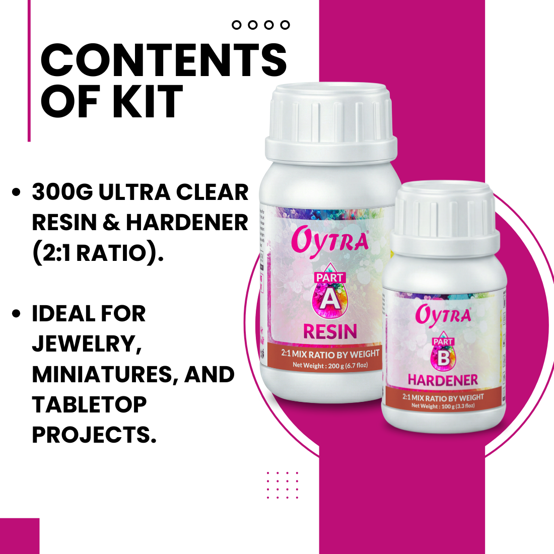 300 Grams Epoxy Art Resin Hardener 2:1