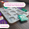 Oytra Rakhi Resin Mould - Silicone Moulds for Resin Art Kit - DIY Resin Moulds for Craft (12 Cavity)