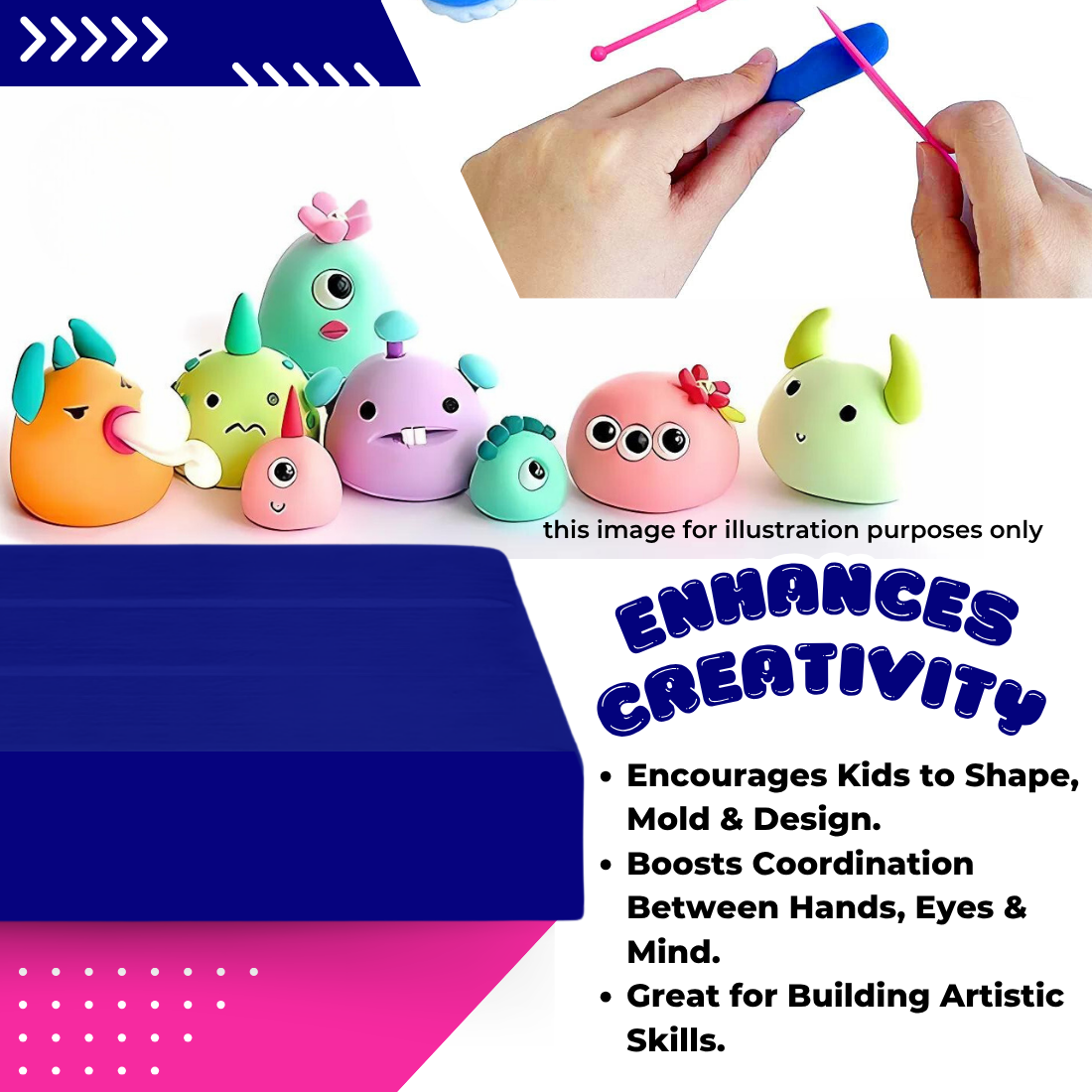 500g Polymer Clay SIGNATURE Series (11 Navy Blue)