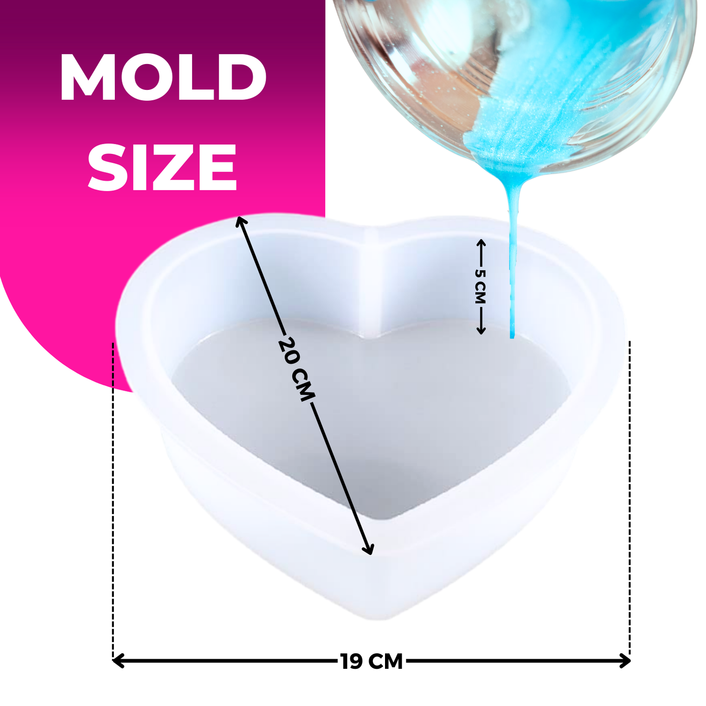 Wedding Heart Resin Mould