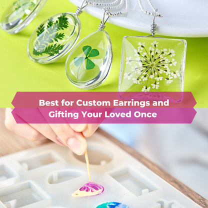 UV Resin Art Jewelry Earring Making Kit - image 5
