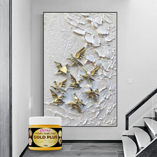 45 ml Gold Metallic Acrylic Color Paint