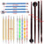 Oytra 18 Pcs Stainless Steel Dotting Ball Pen Creasing Pen Carving Tools Set for Clay,Sculpture Pottery,Smoothing, Carving & Ceramics, etc.