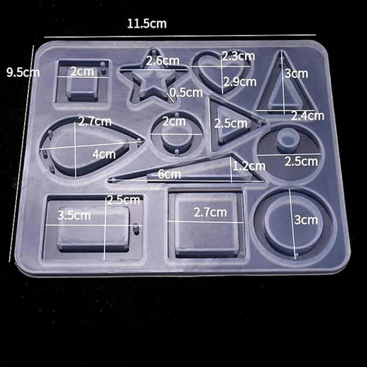 12 Cavity Earring Pendant Mould