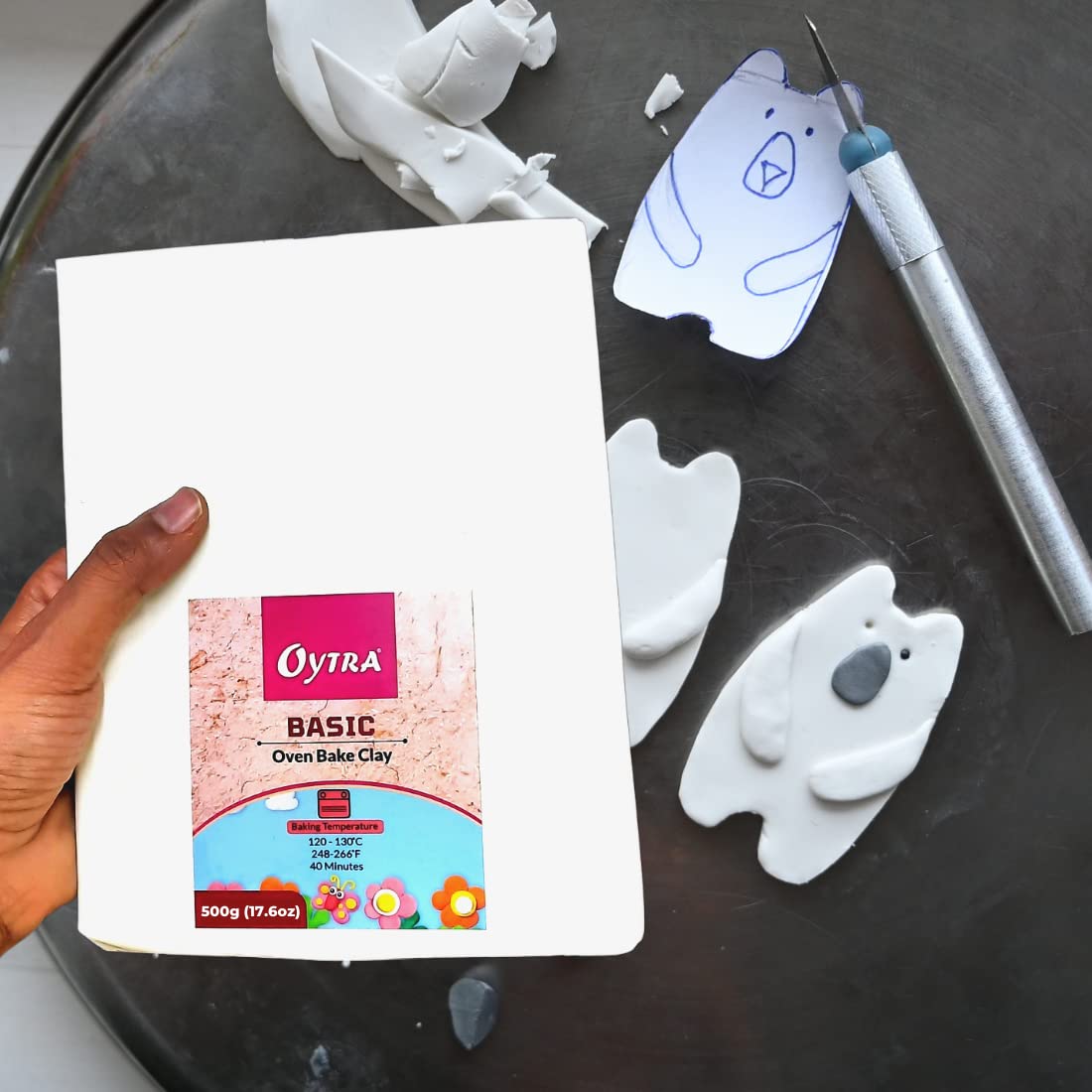 OYTRA White Polymer Clay 1 KG Art Clay Price in India - Buy OYTRA White  Polymer Clay 1 KG Art Clay online at