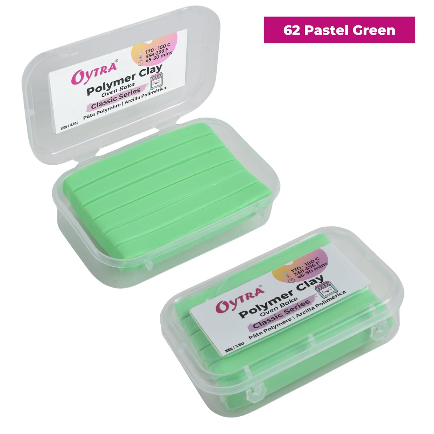 Polymer Clay Oven Bake Classic Series Pastel Green 62