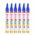 Blue Paint Permanent Marker Pen Set of 6