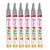 Silver Paint Permanent Marker Pen Set of 6