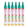 Green Paint Permanent Marker Pen Set of 6